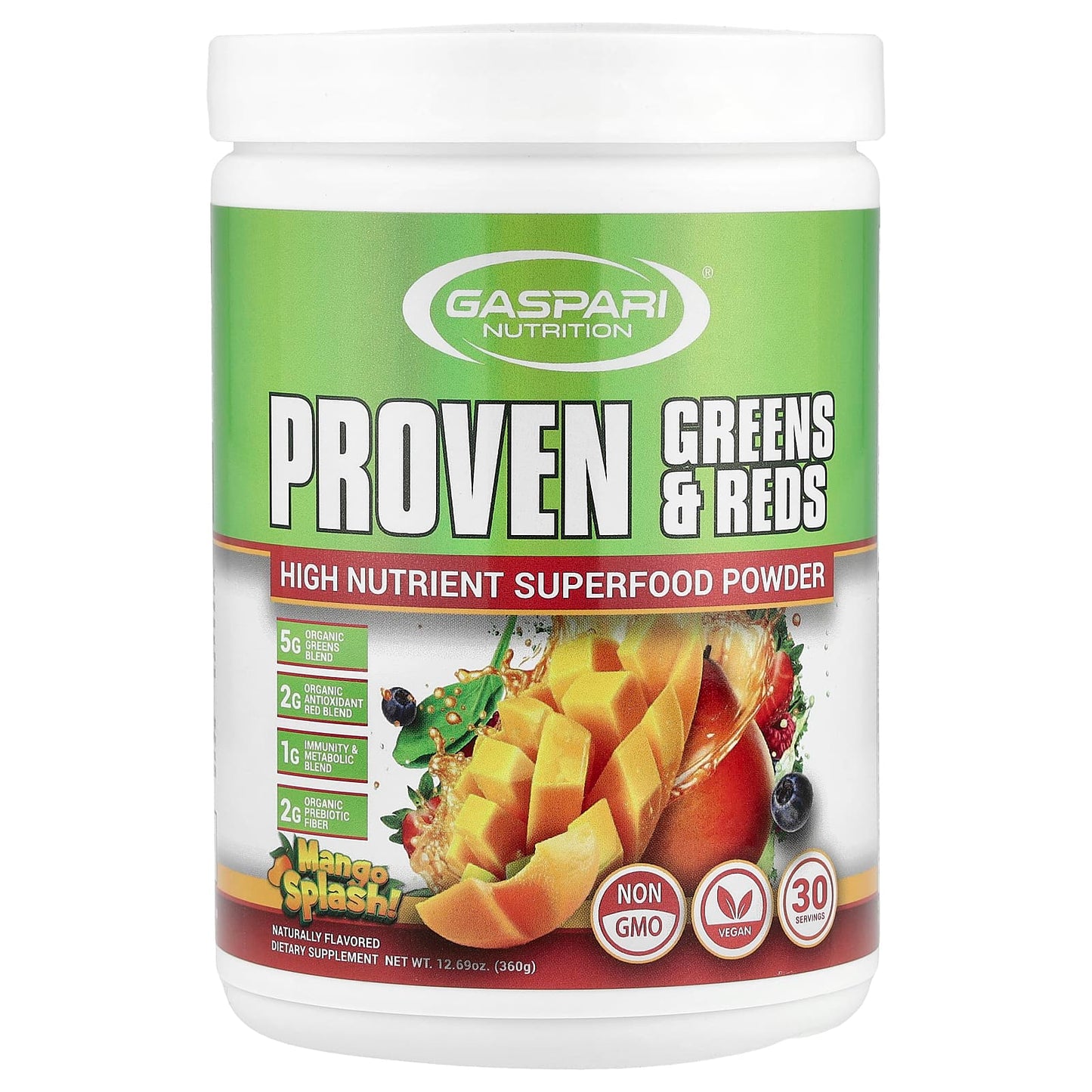 Superfood Greens & Reds Powder by Gaspari Nutrition - 12.69 oz - Image 1