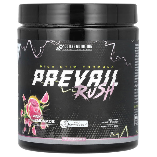 Prevail Rush Pre-Workout by Cutler Nutrition - High Energy & Focus - Image 1