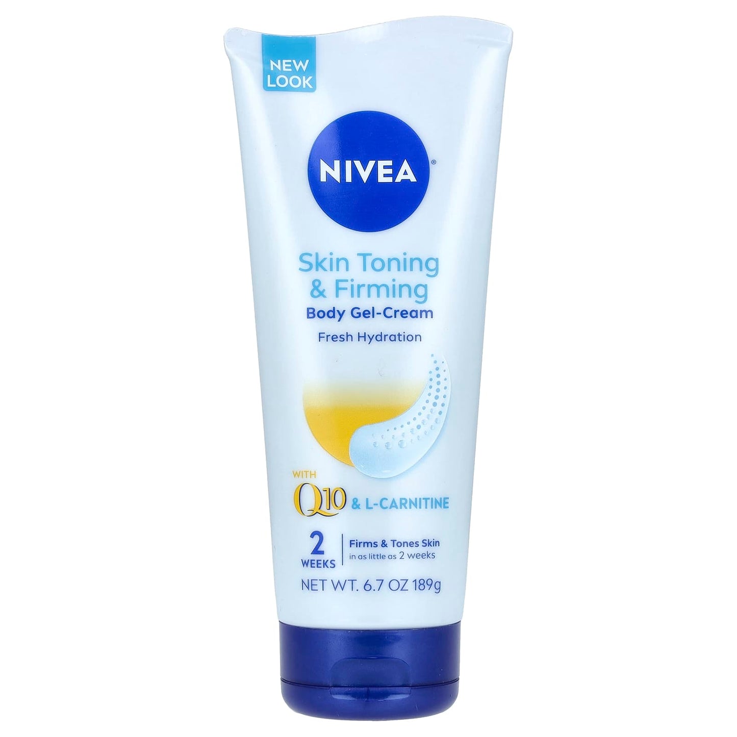Nivea, Skin Toning & Firming Body Gel-Cream, 6.7 oz (189 g) - Image 1