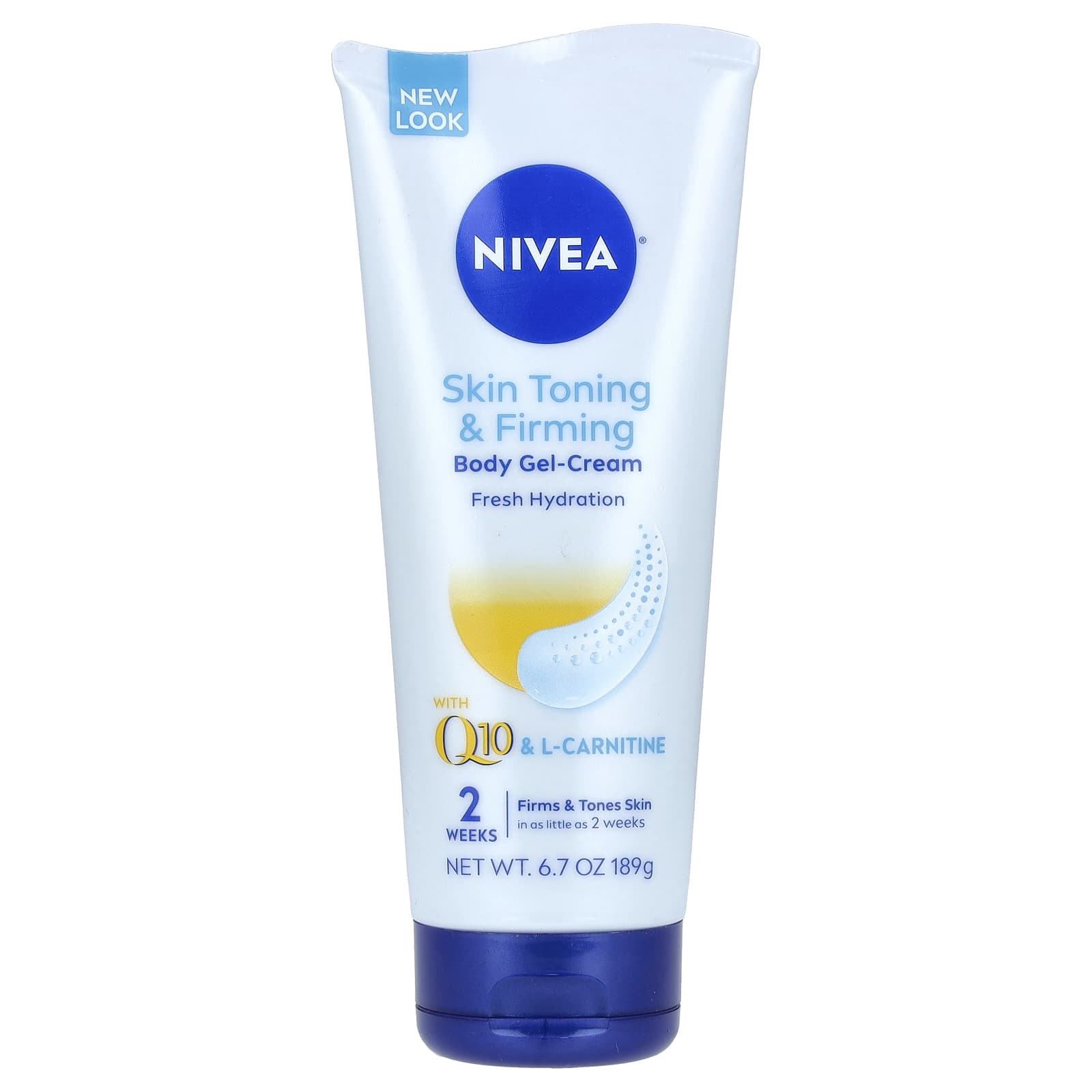 Nivea, Skin Toning & Firming Body Gel-Cream, 6.7 oz (189 g) - Image 1