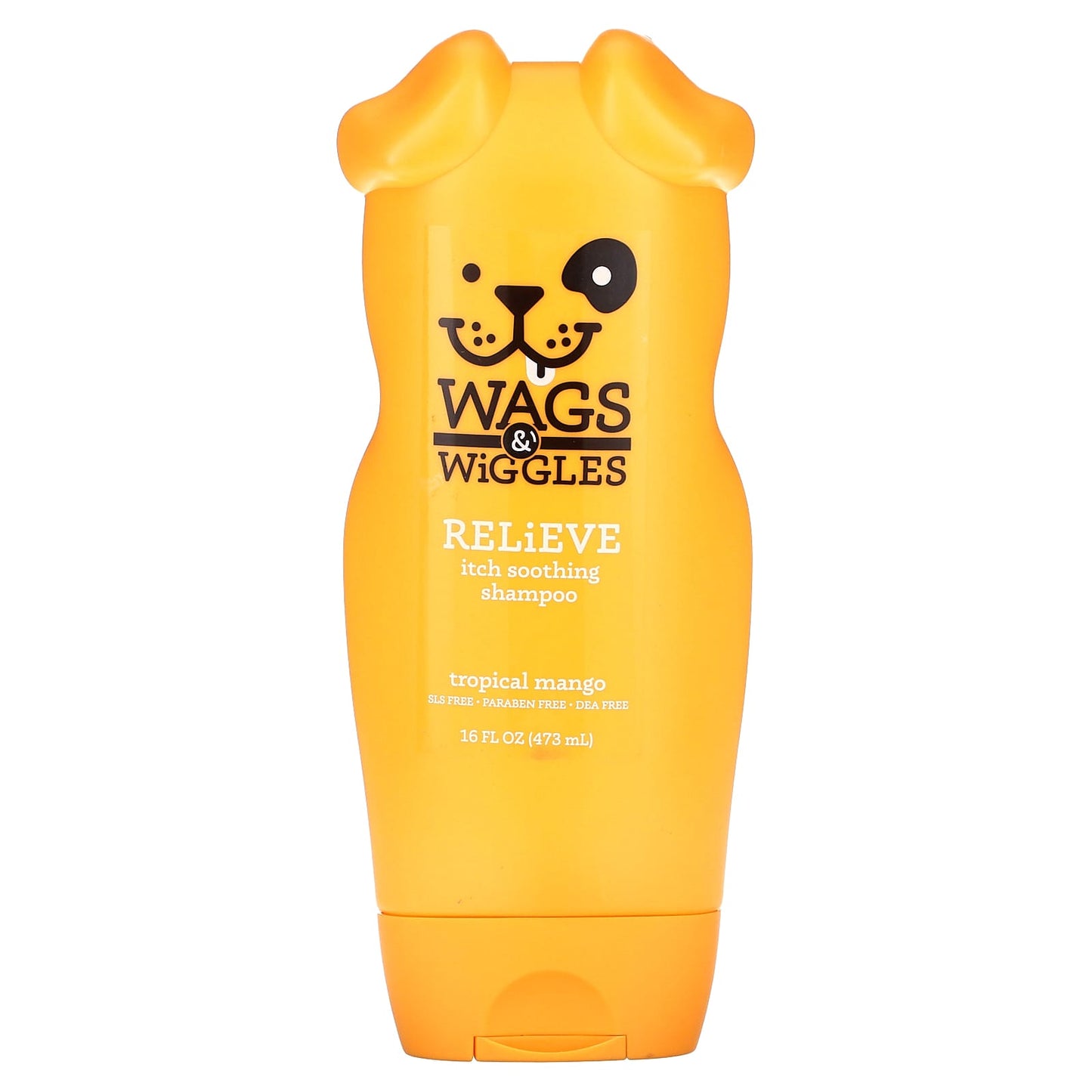 Wags & Wiggles, Relieve Itch Soothing Shampoo, Tropical Mango, 16 fl oz (473 ml) - Image 1