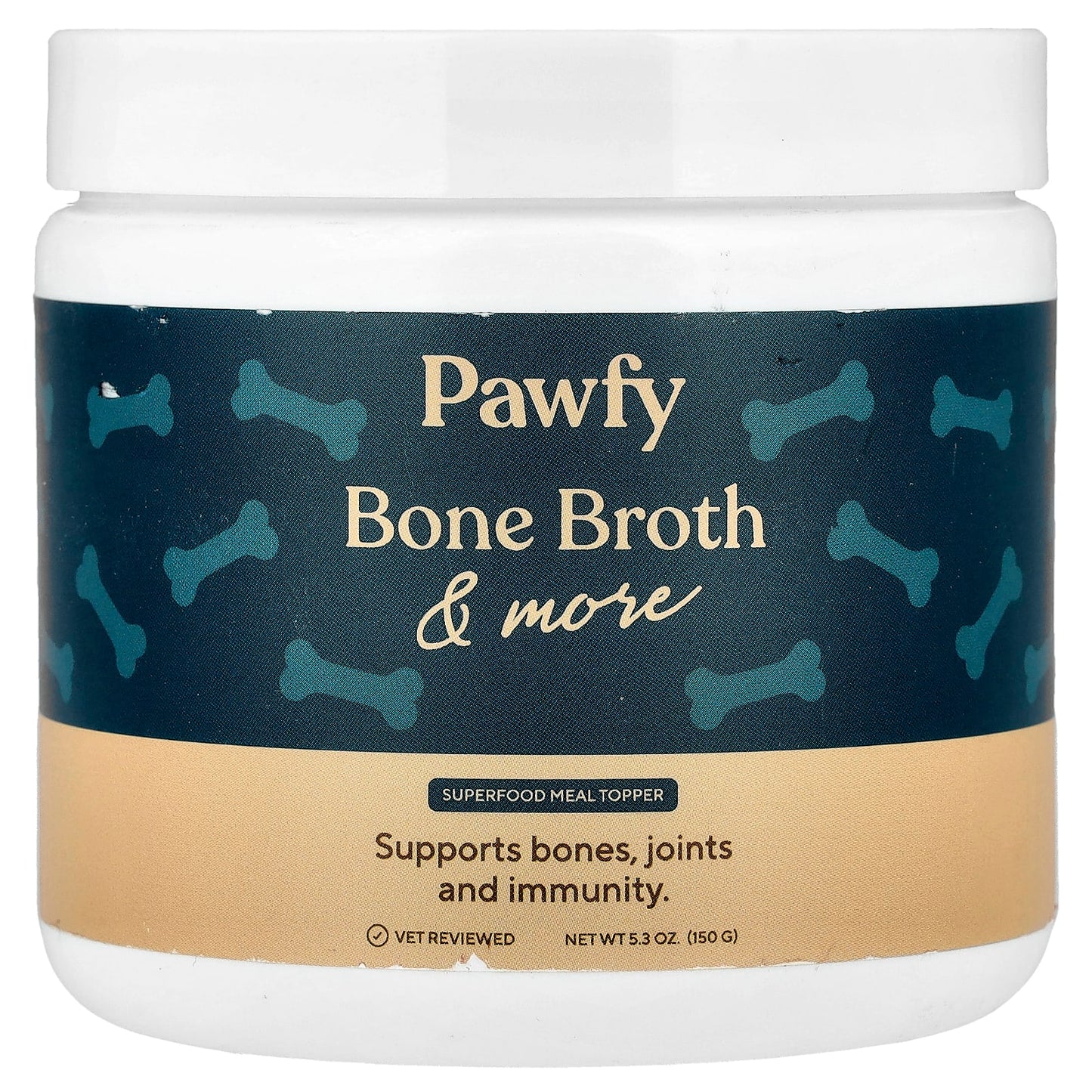 Pawfy, Bone Broth & More, 5.3 oz (150 g) - Image 1