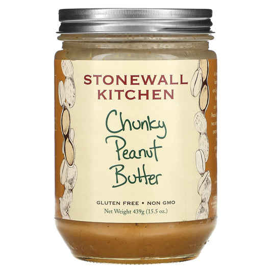 Stonewall Kitchen, Chunky Peanut Butter, 15.5 oz (439 g) - Image 1