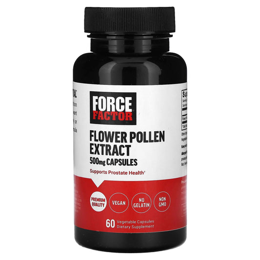Force Factor Flower Pollen Extract 500mg for Prostate Health & Wellness - Image 1