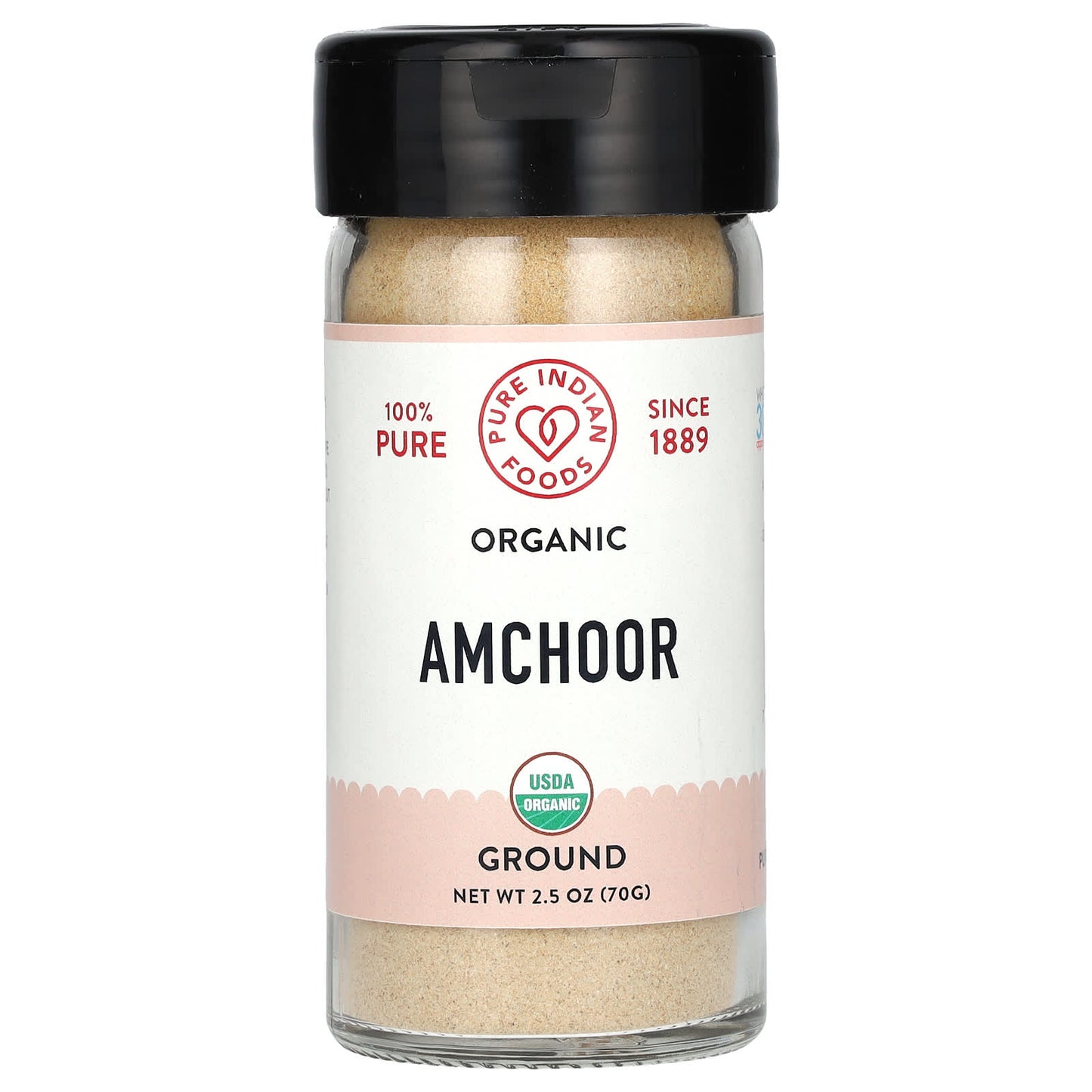 Pure Indian Foods, Organic Ground Amchoor, 2.5 oz (70 g) - Image 1