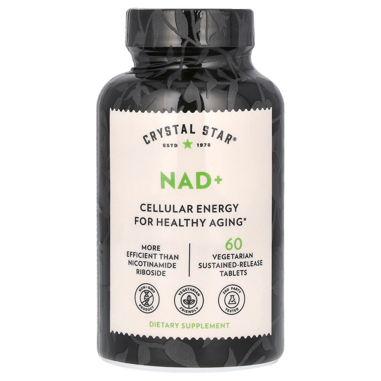 Crystal Star NAD+ Cellular Energy Support 60 Tablets - Image 1