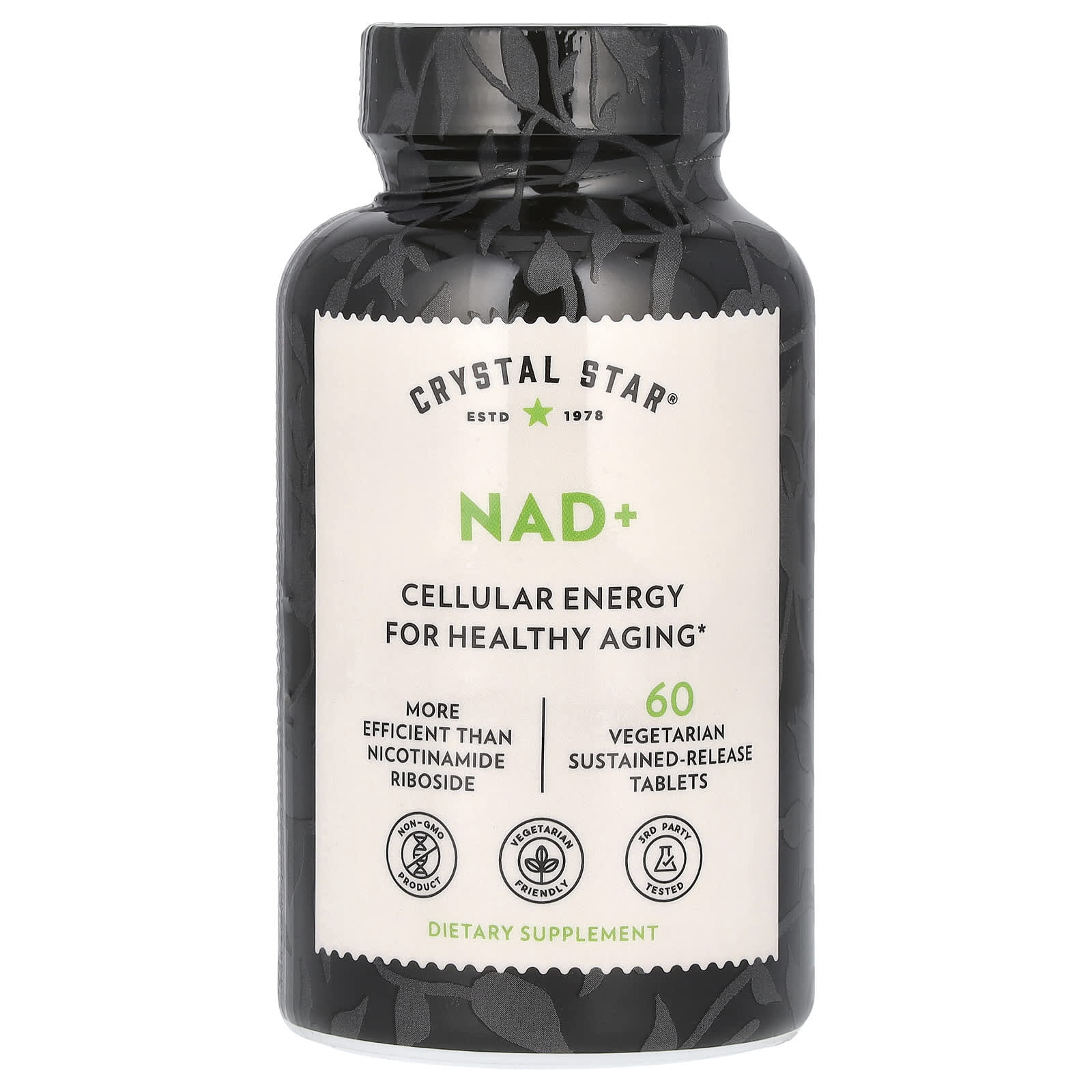 Crystal Star NAD+ Cellular Energy Support 60 Tablets - Image 1