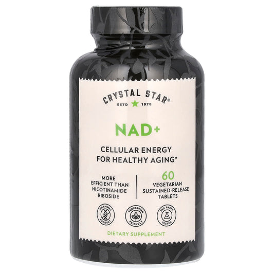 Crystal Star NAD+ Cellular Energy Support 60 Tablets - Image 1
