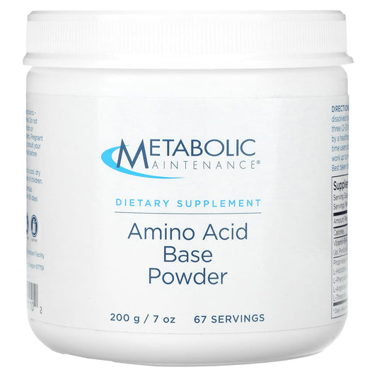 Metabolic Maintenance, Amino Acid Base Powder, 7 oz (200 g) - Image 1