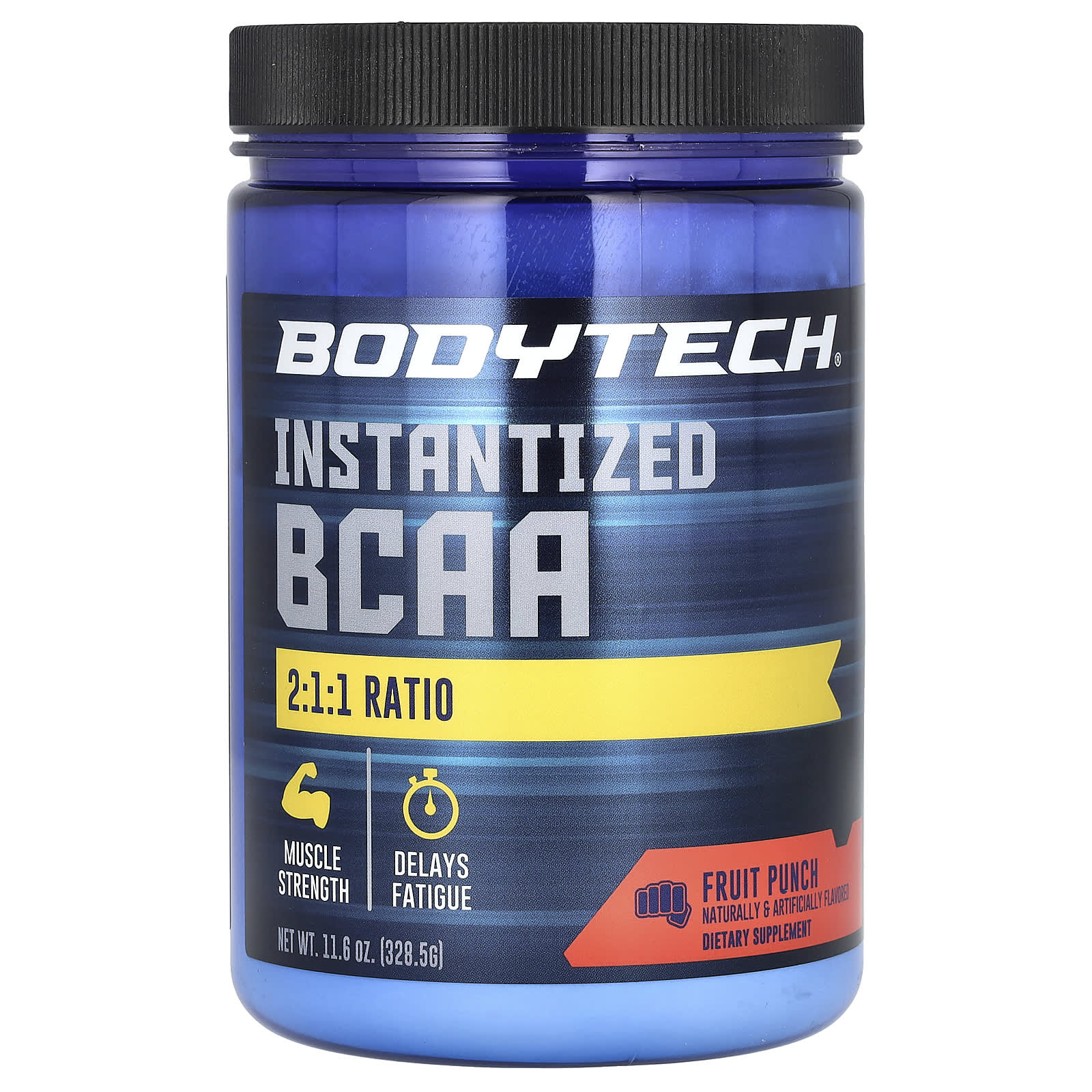 BodyTech Instantized BCAA Powder 2:1:1 Ratio - Fruit Punch - Image 1
