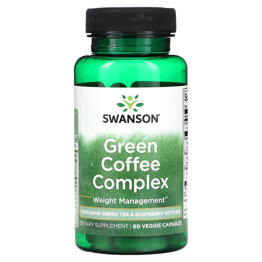 Swanson, Green Coffee Complex, 60 Veggie Capsules - Image 1