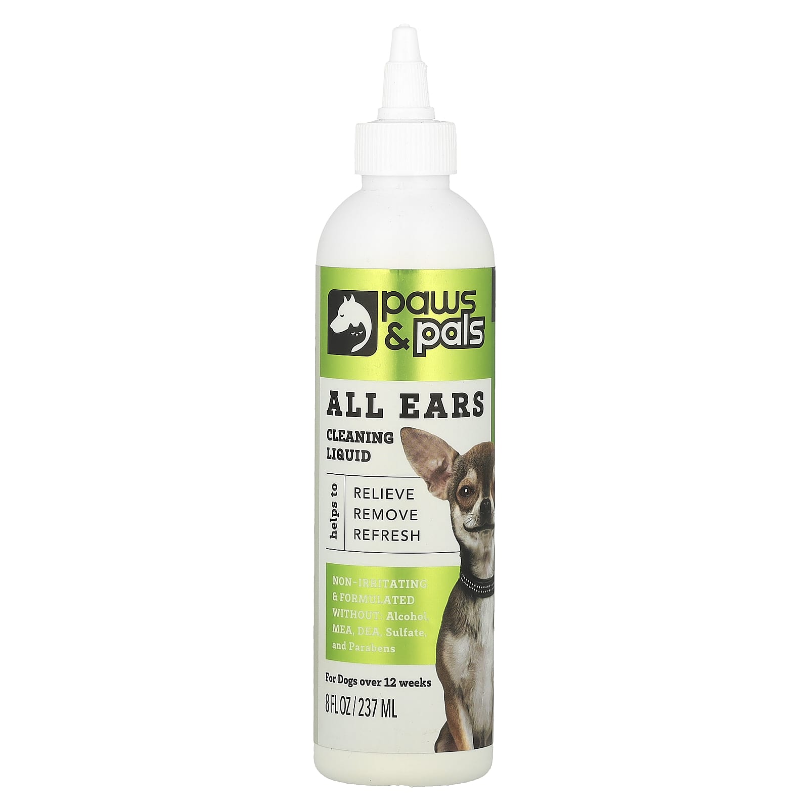 Paws & Pals, All Ears, Cleaning Liquid, 8 fl oz, (237 ml) - Image 1