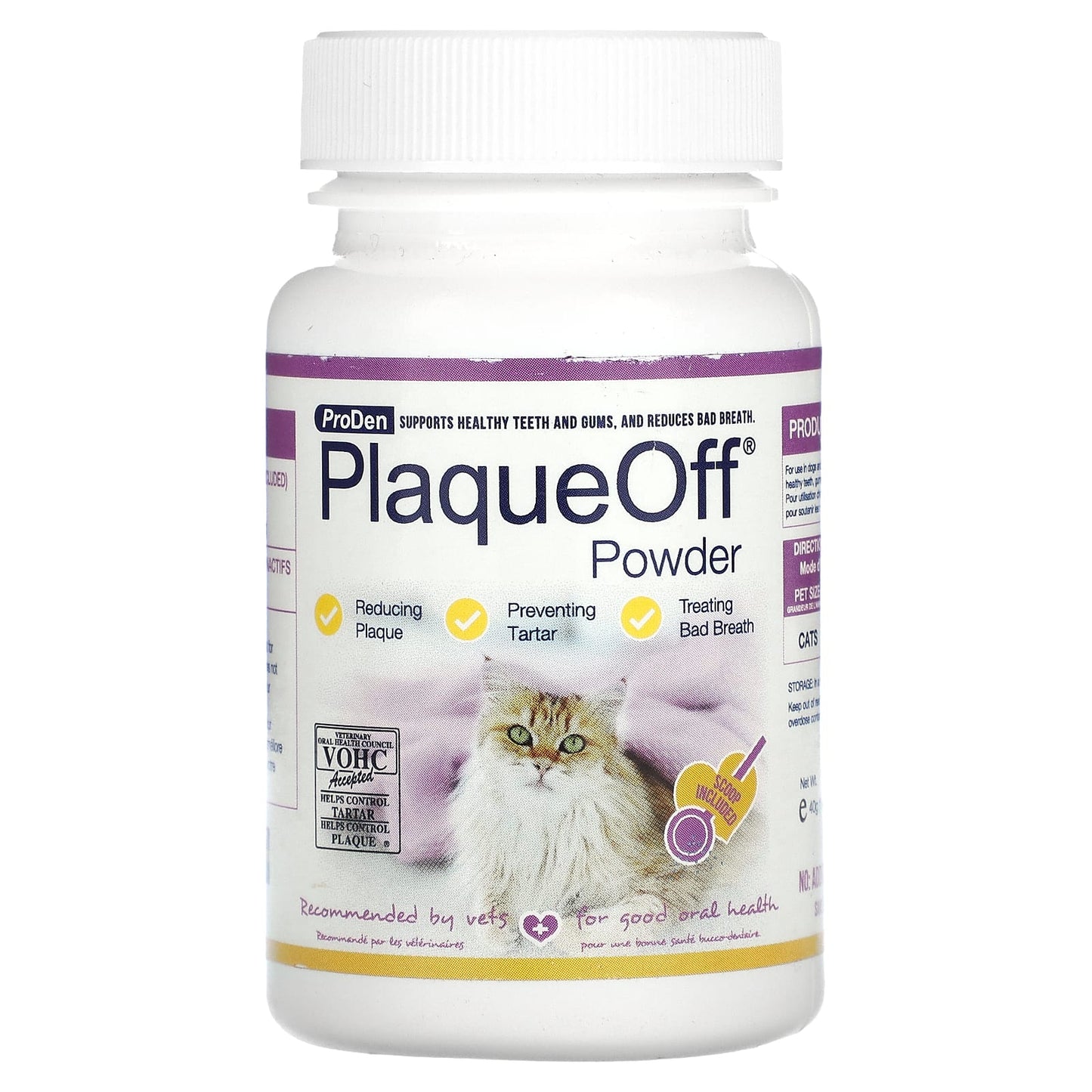 ProDen, PlaqueOff Powder, For Cats, 1.4 oz (40 g) - Image 1