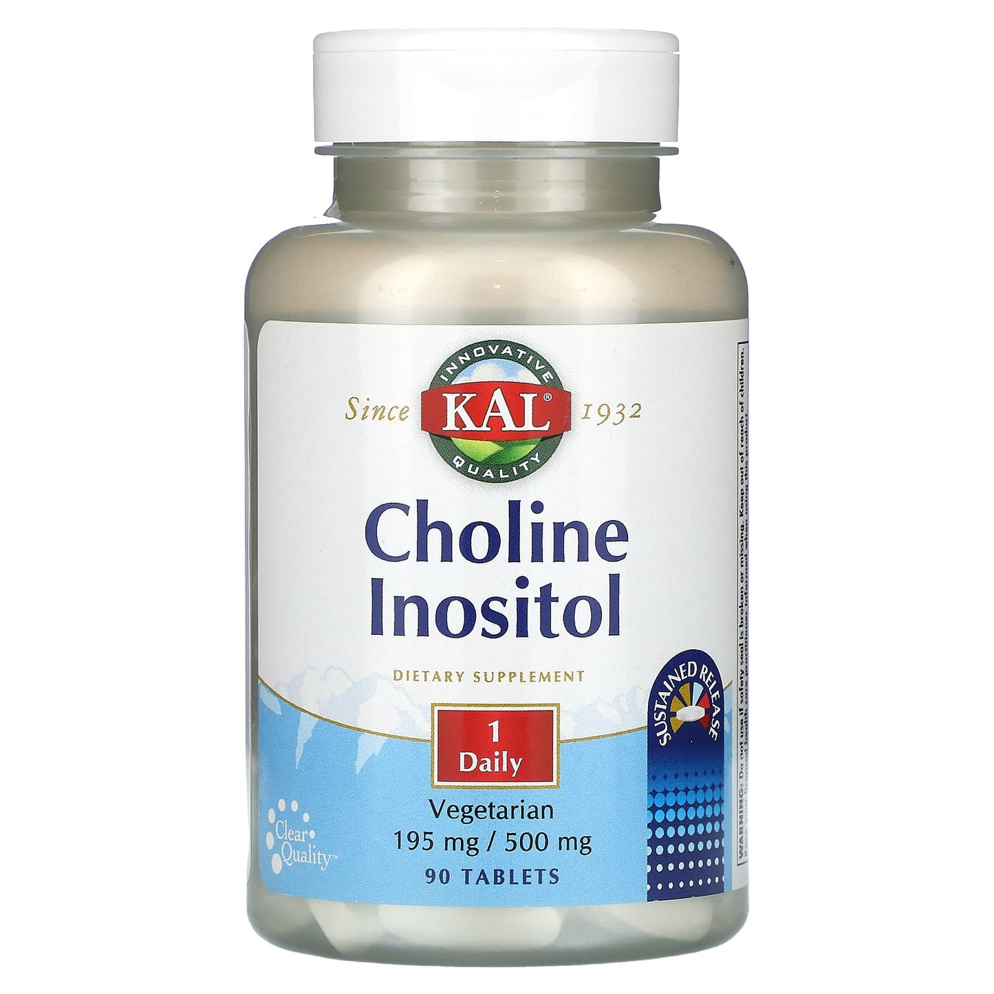 KAL, Choline Inositol, 90 Tablets - Image 1