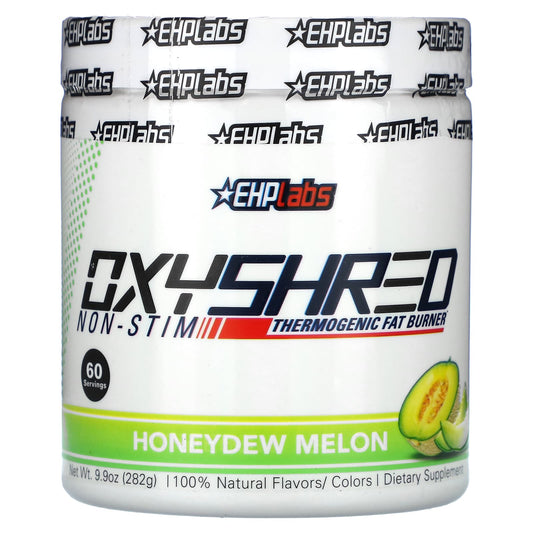 EHPlabs Non-Stim OxyShred Thermogenic Fat Burner, Honeydew Melon - 9.9 oz - Image 1