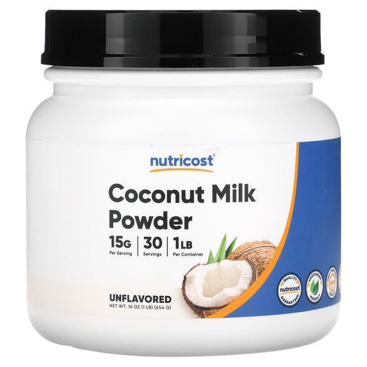 Nutricost, Coconut Milk Powder, Unflavored, 16 oz (454 g) - Image 1