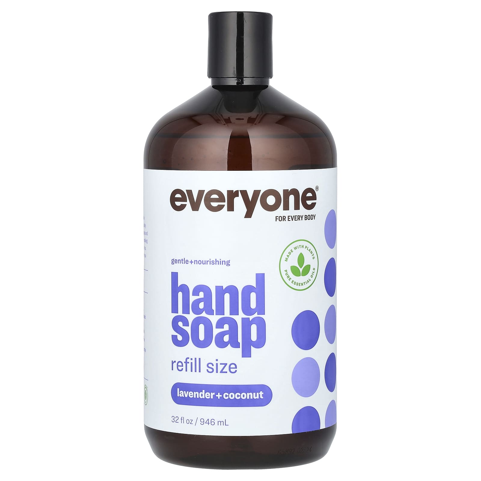 Nourishing Lavender + Coconut Hand Soap Refill, 32 fl oz, Cruelty Free - Image 1