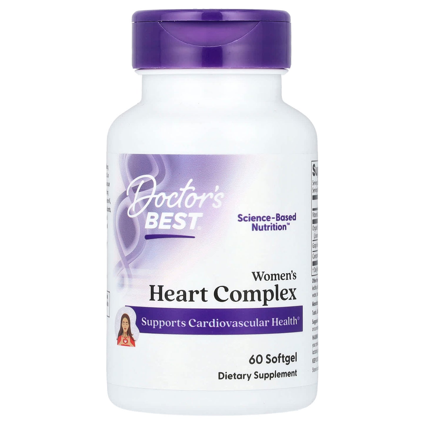 Women's Heart Health Supplement by Doctor's Best - 60 Softgels - Image 1