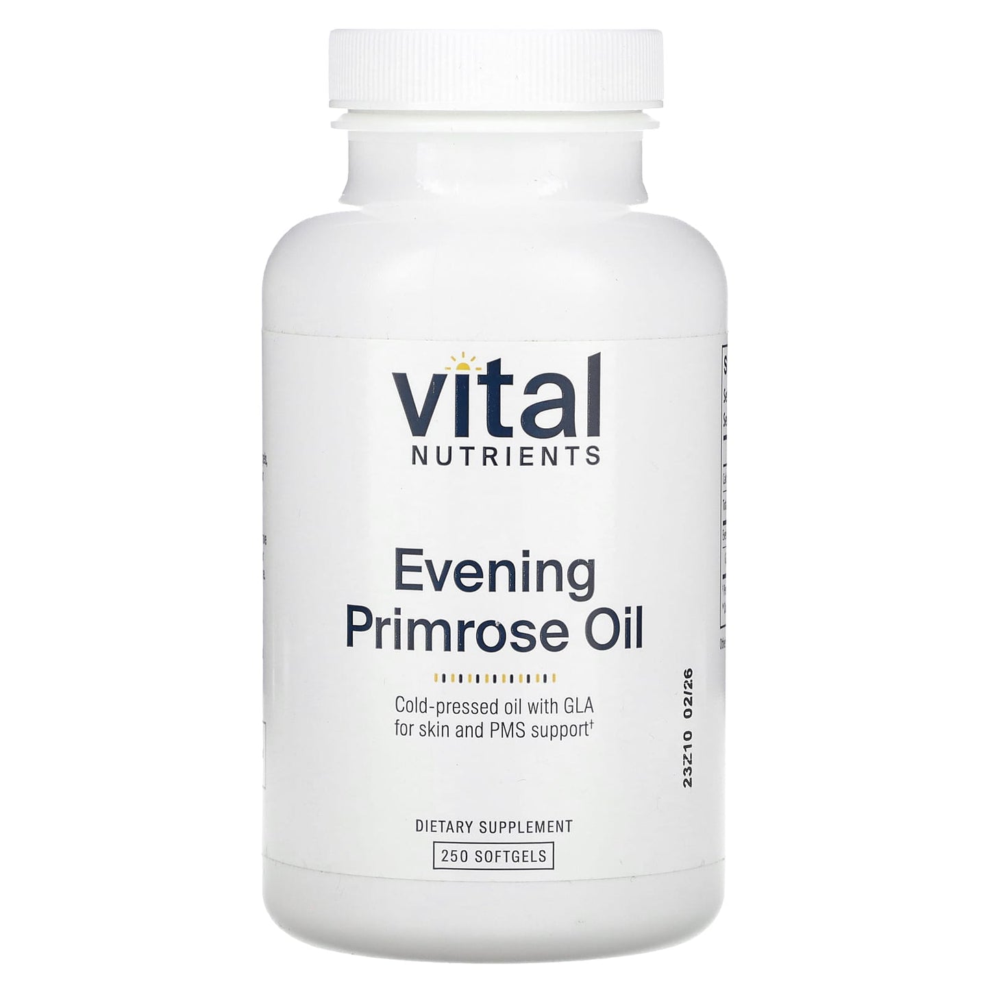 Vital Nutrients, Evening Primrose Oil, 250 Softgels - Image 1