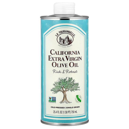 La Tourangelle, California Extra Virgin Olive Oil , 25.4 fl oz (750 ml) - Image 1