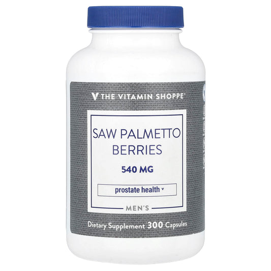 The Vitamin Shoppe, Men's Saw Palmetto Berries, 540 mg, 300 Capsules - Image 1