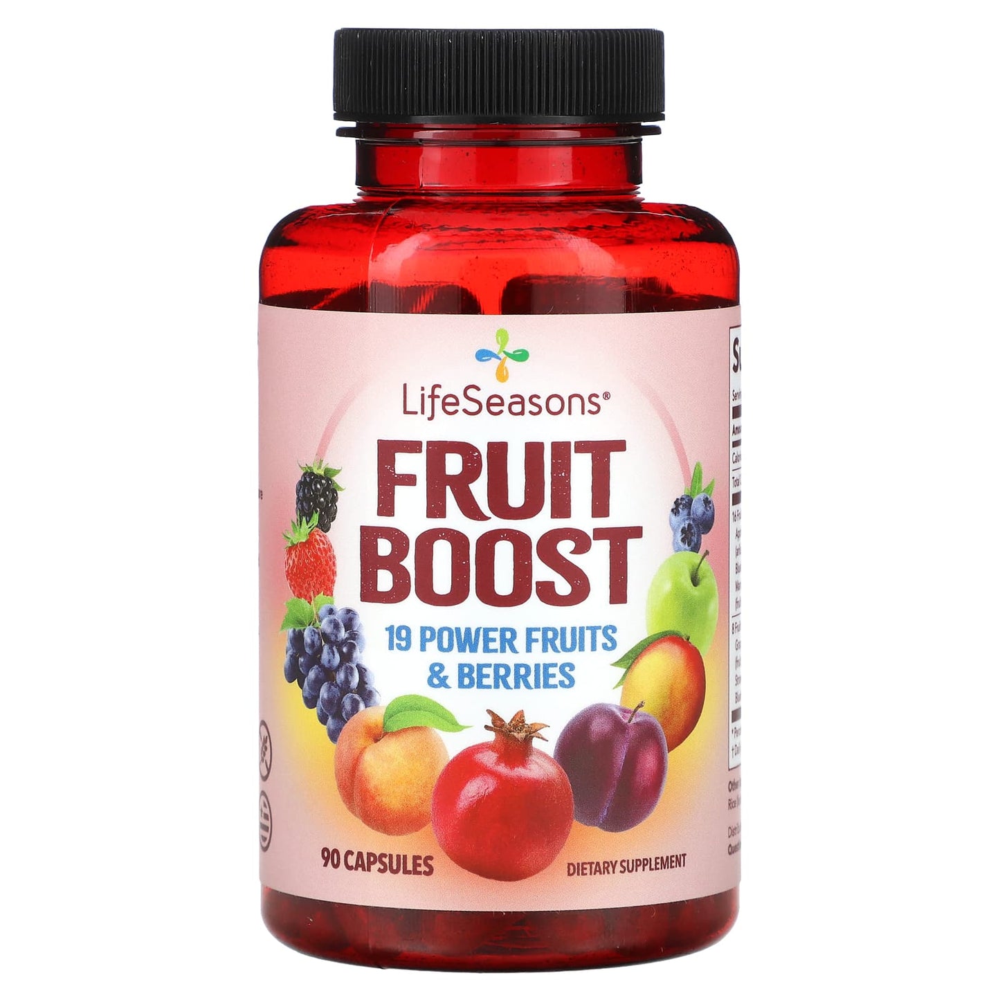 LifeSeasons, Fruit Boost, 90 Capsules - Image 1