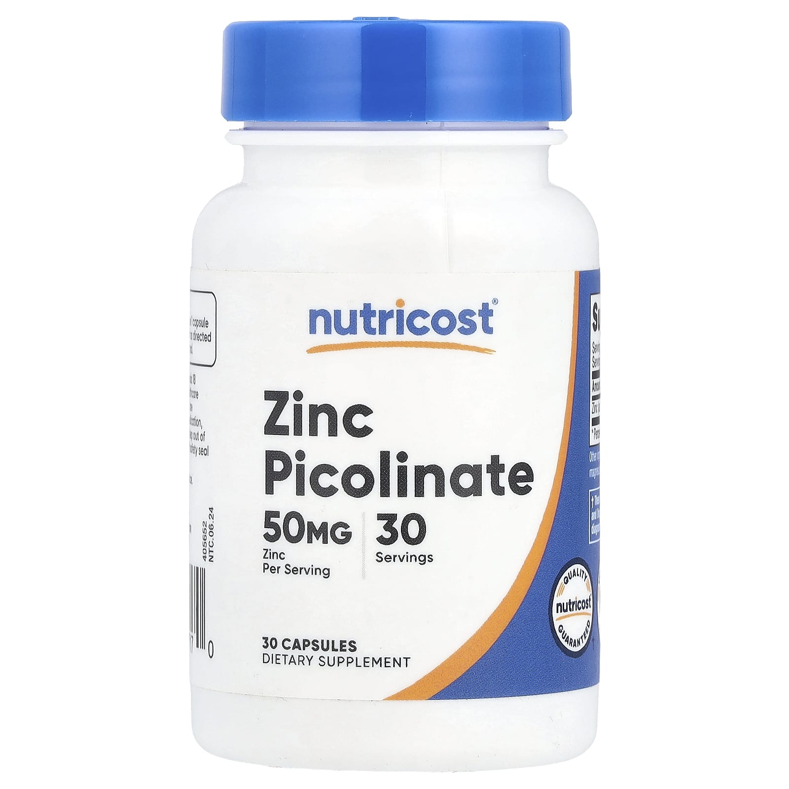 Nutricost, Zinc Picolinate, 50 mg, 30 Capsules - Image 1