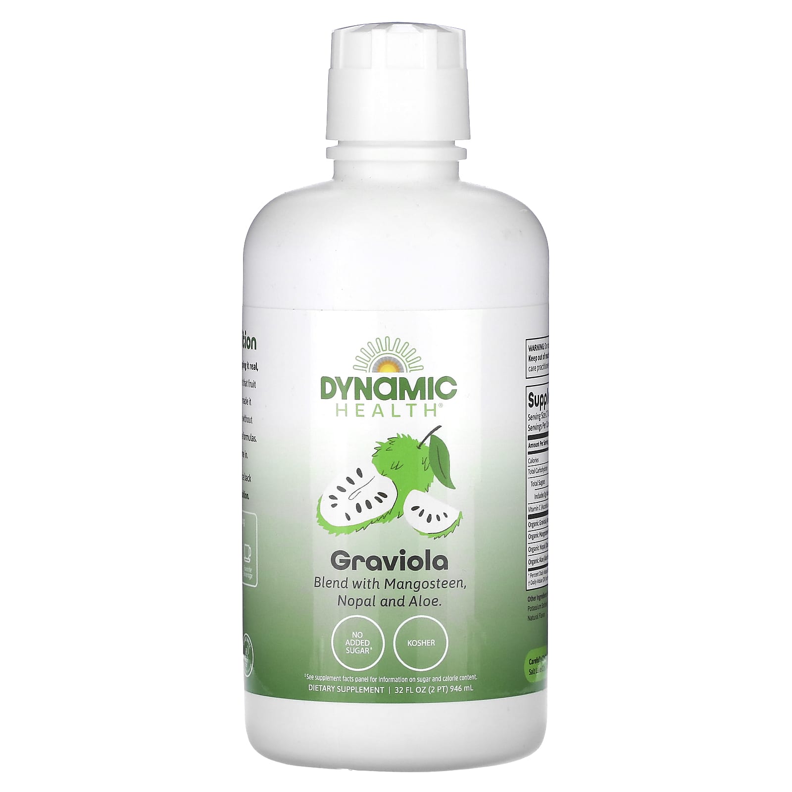 Graviola Juice Concentrate by Dynamic Health, 32 fl oz (946 ml) - Image 1