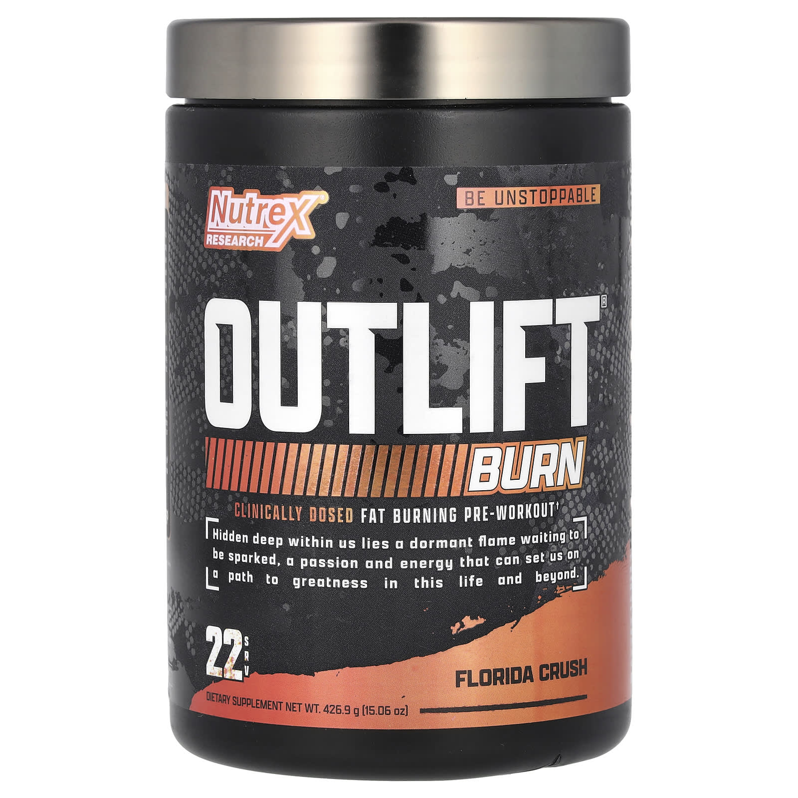 Nutrex Research, Outlift Burn, Florida Crush, 15.06 oz (426.9 g) - Image 1
