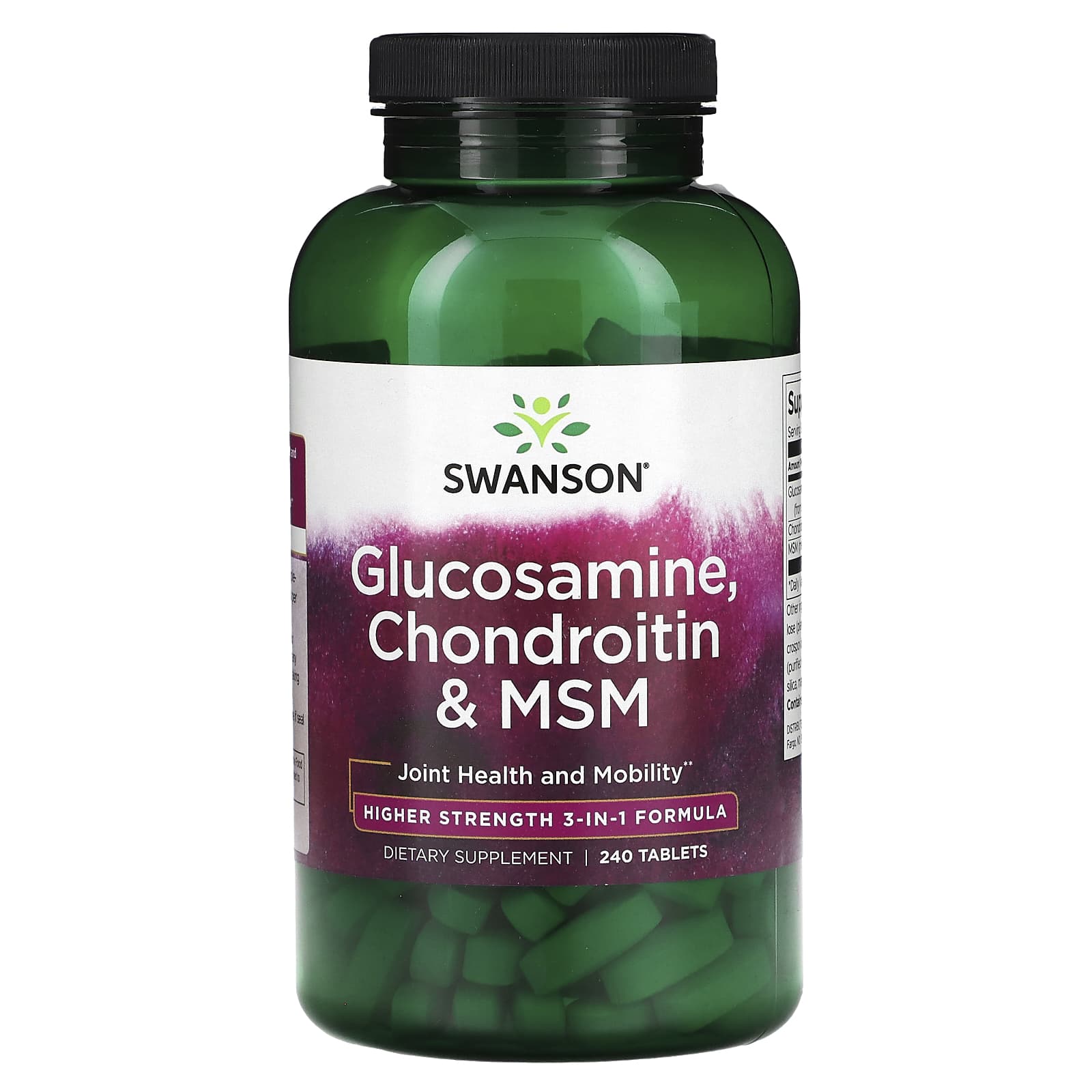 Swanson, Glucosamine, Chondroitin & MSM, 240 Tablets