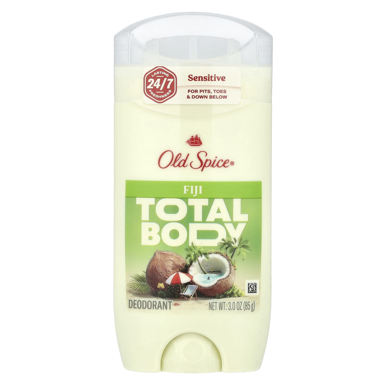 Old Spice, Total Body, Deodorant Stick, Fiji , 3 oz (85 g) - Image 1