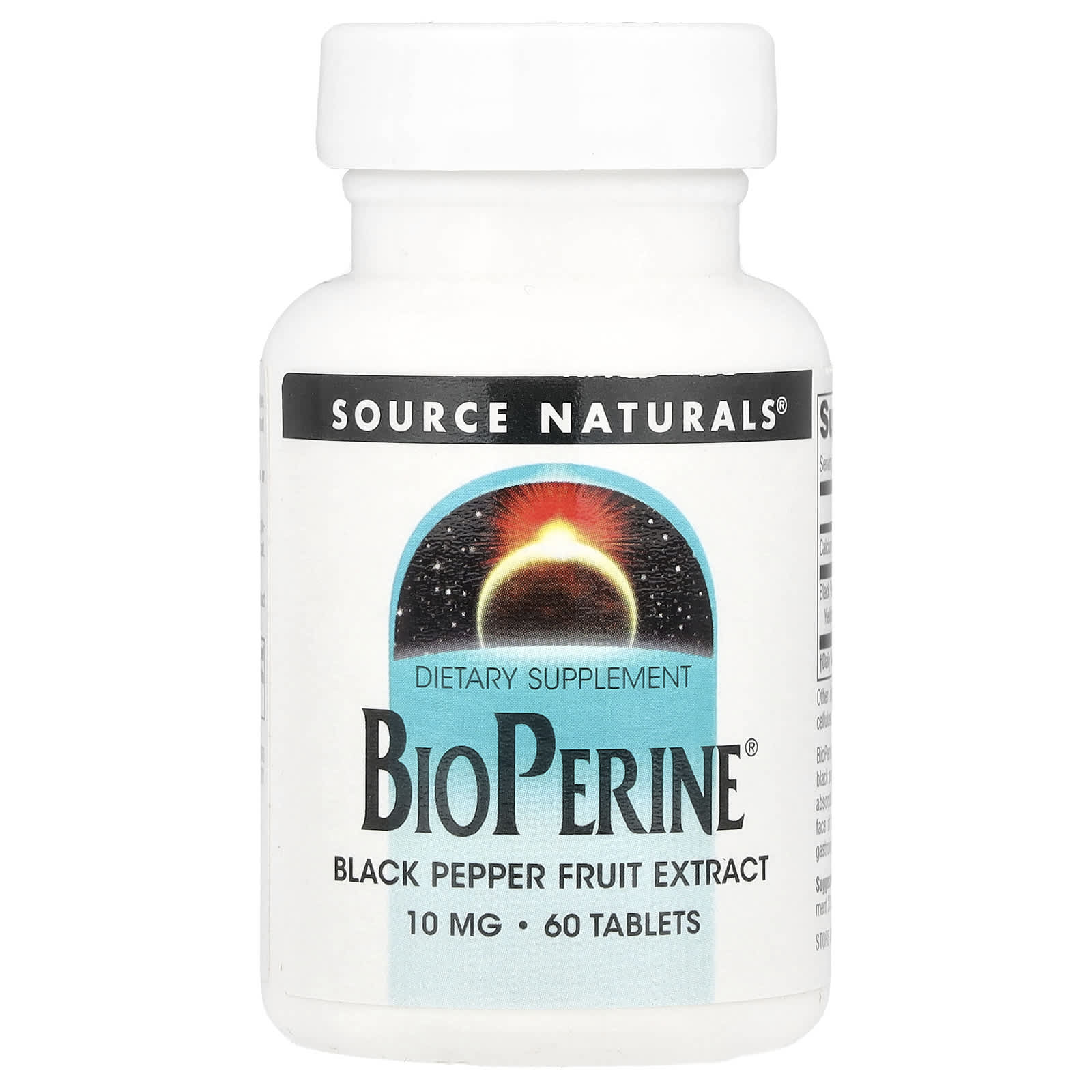 Source Naturals, BioPerine®, 60 Tablets - Image 1