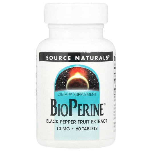 Source Naturals, BioPerine®, 60 Tablets - Image 1