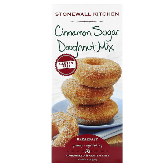 Stonewall Kitchen, Cinnamon Sugar Doughnut Mix, Gluten Free, 18 oz (510 g) - Image 1