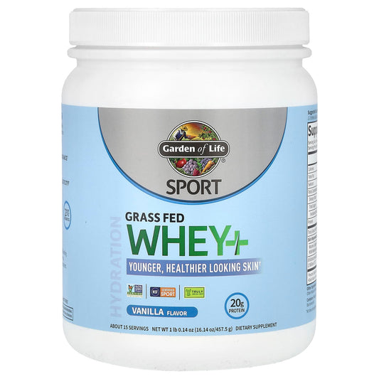 Grass Fed Whey Protein Powder by Garden of Life - 20g Protein & Collagen - Image 1