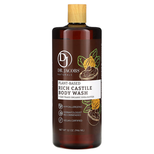 Nourishing Plant-Based Castile Body Wash with Organic Shea Butter - Image 1