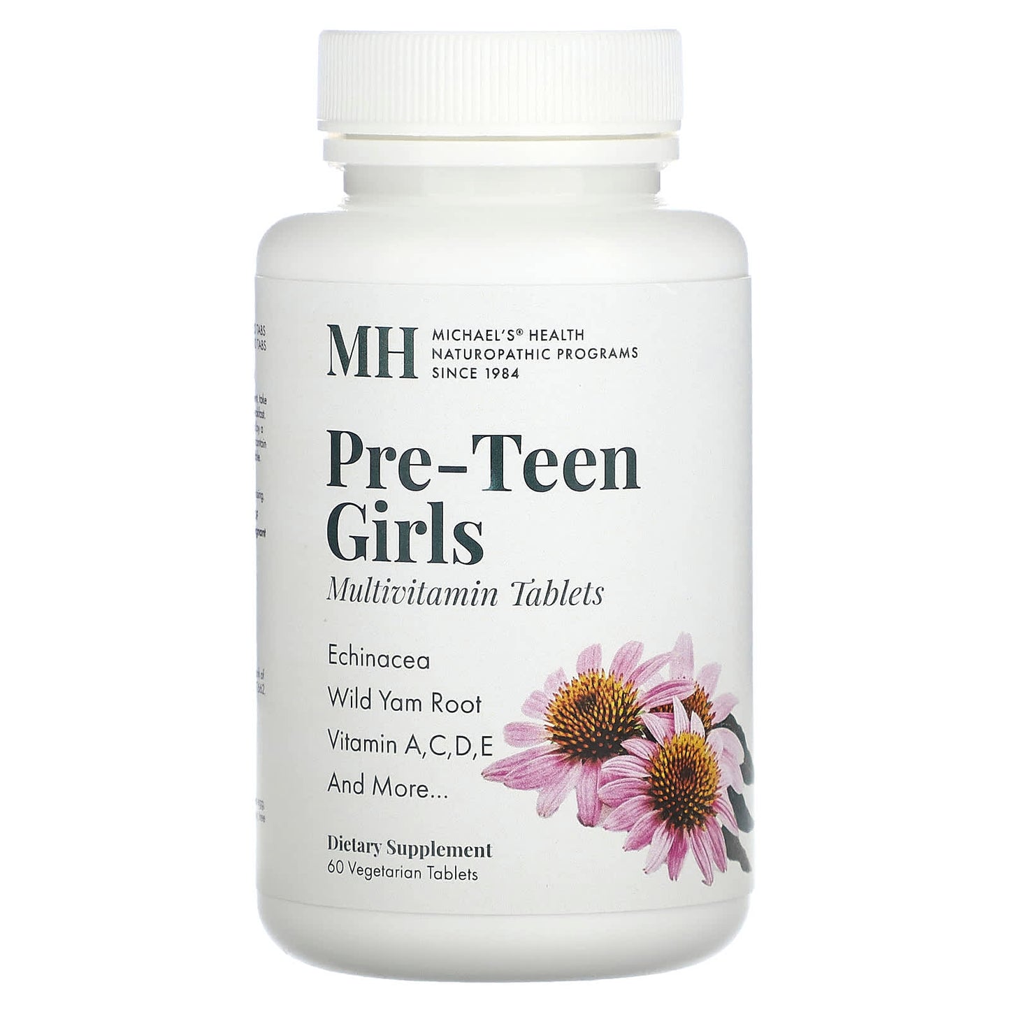 Michael's Health, Pre-Teen Girls Multivitamin, 60 Vegetarian Tablets - Image 1