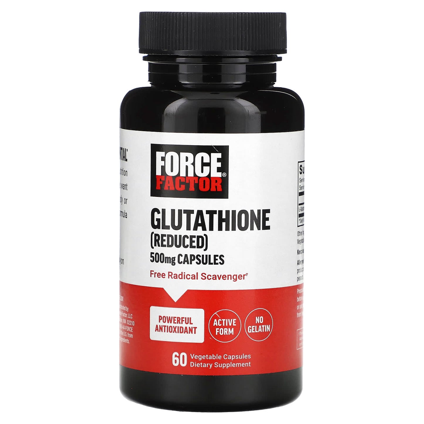Unlock Your Potential with Reduced Glutathione 500mg by Force Factor - Image 1