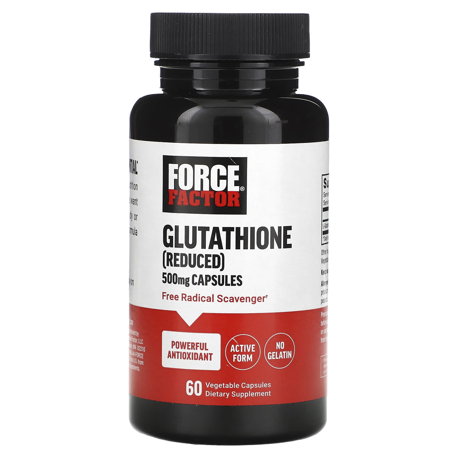 Unlock Your Potential with Reduced Glutathione 500mg by Force Factor - Image 1