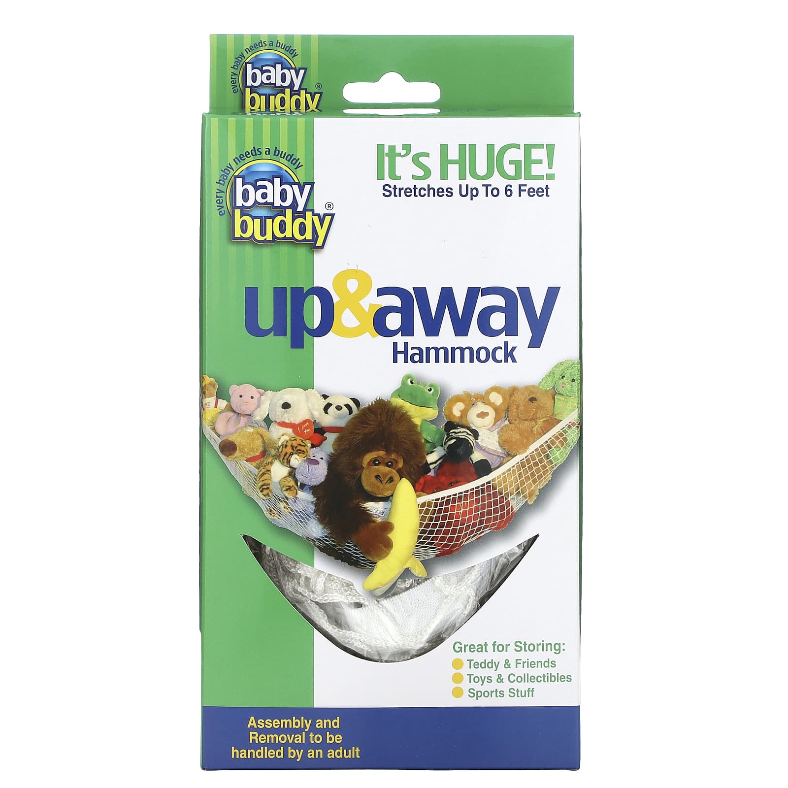 Baby Buddy Up & Away Hammock for Toy Storage & Organization - Image 1