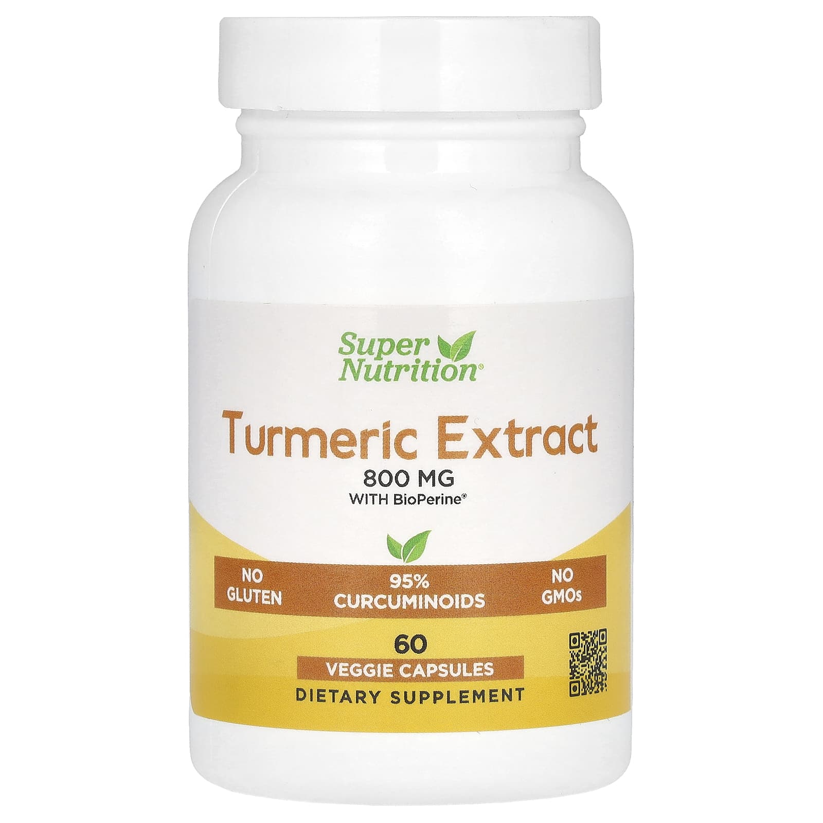 Turmeric Extract with 95% Curcuminoids & BioPerine for Enhanced Absorption - Image 1