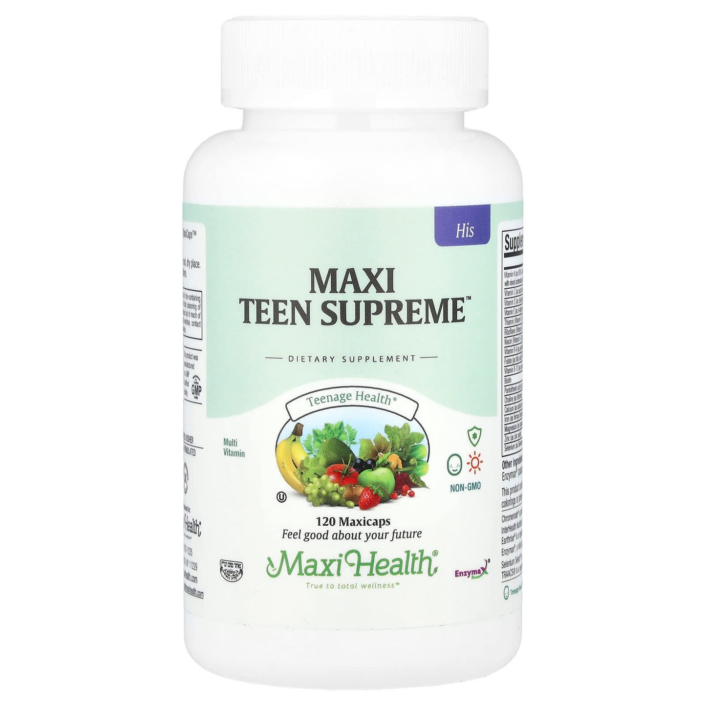 Maxi Health, Maxi Teen Supreme™, His, 120 Maxicaps - Image 1