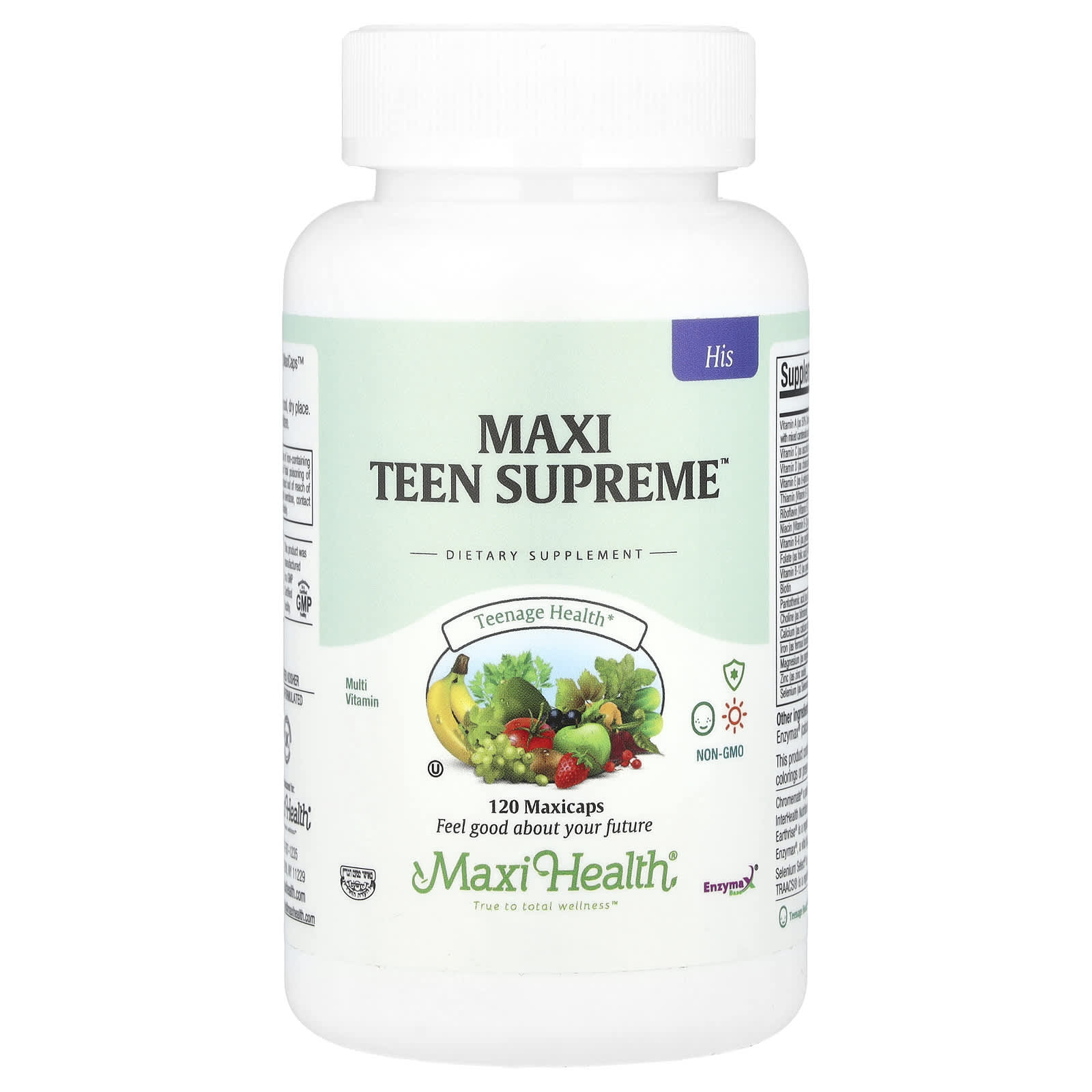 Maxi Health, Maxi Teen Supreme™, His, 120 Maxicaps - Image 1