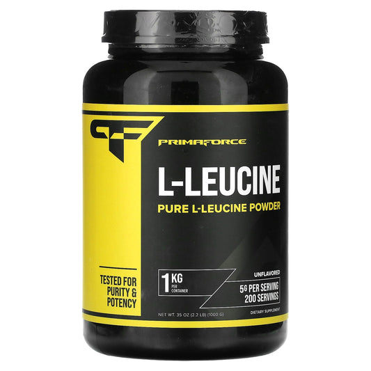 Primaforce, L-Leucine, Unflavored, 2.2 lb (1,000 g) - Image 1