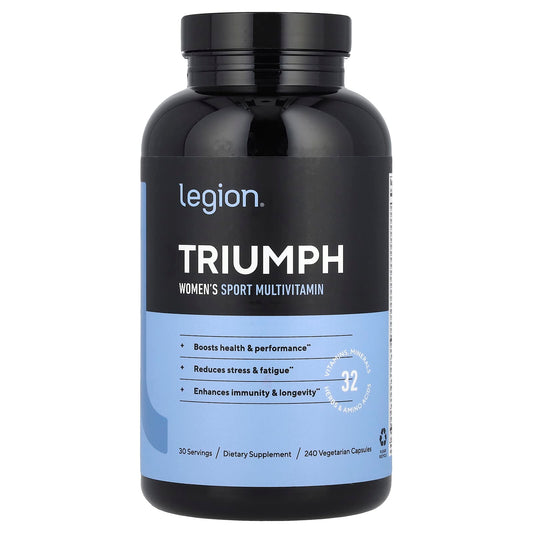 Legion Athletics, Triumph, Women's Sport Multivitamin, 240 Vegetarian Capsules - Image 1
