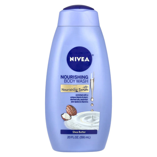 Nivea, Nourishing Body Wash, Shea Butter, 20 fl oz (591 ml) - Image 1