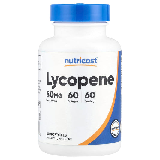 Nutricost, Lycopene , 50 mg , 60 Softgels - Image 1