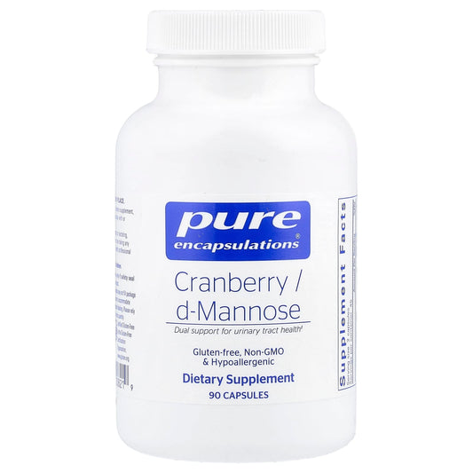 Pure Encapsulations, Cranberry/D-Mannose, 90 Capsules - Image 1