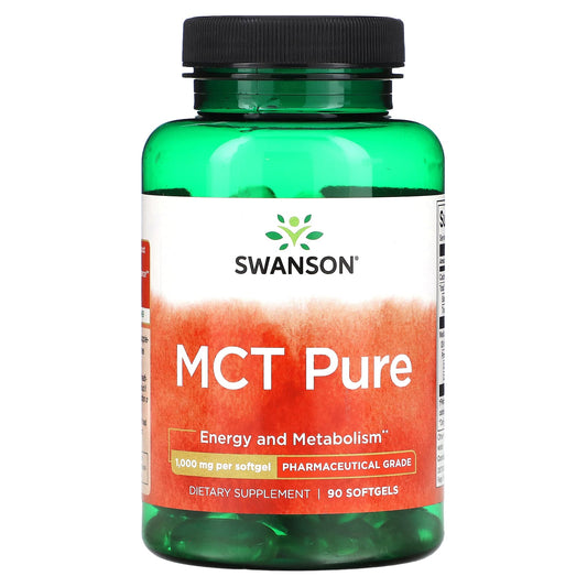 Swanson, MCT Pure, 1,000 mg , 90 Softgels - Image 1