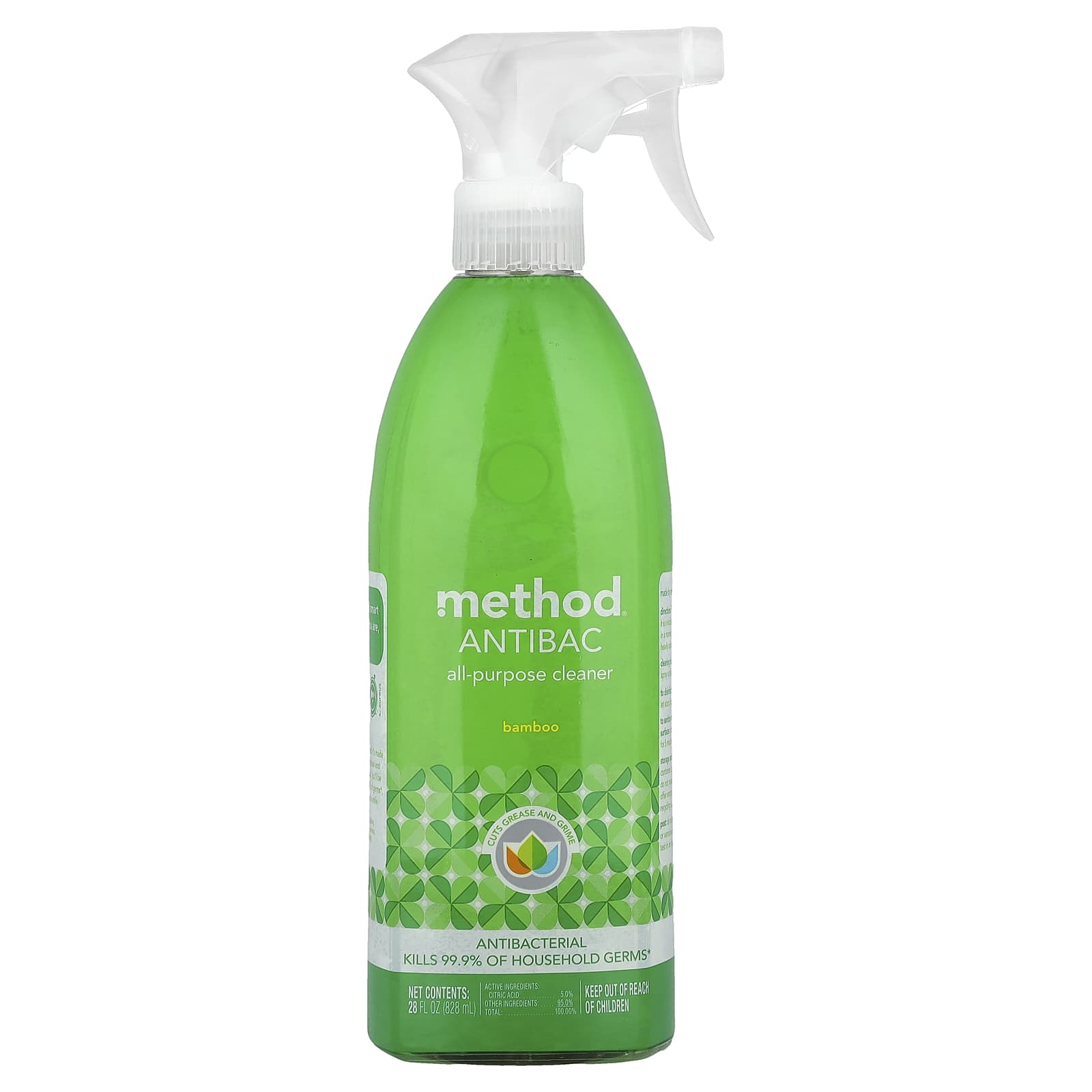Method, AntiBac, All-Purpose Cleaner, Bamboo, 28 fl oz (828 ml) - Image 1